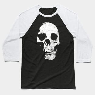 Grunge Skull Baseball T-Shirt